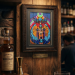Colorful Framed Textile Wall Art