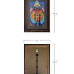 Colorful Framed Textile Wall Art