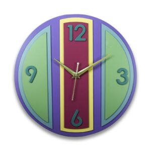 Colorful Geometric Decorative Wall Clock