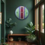 Colorful Geometric Decorative Wall Clock