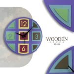 Colorful Geometric Decorative Wall Clock