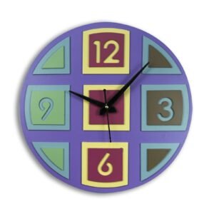 Colorful Geometric Decorative Wall Clock