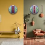 Colorful Geometric Decorative Wall Clock