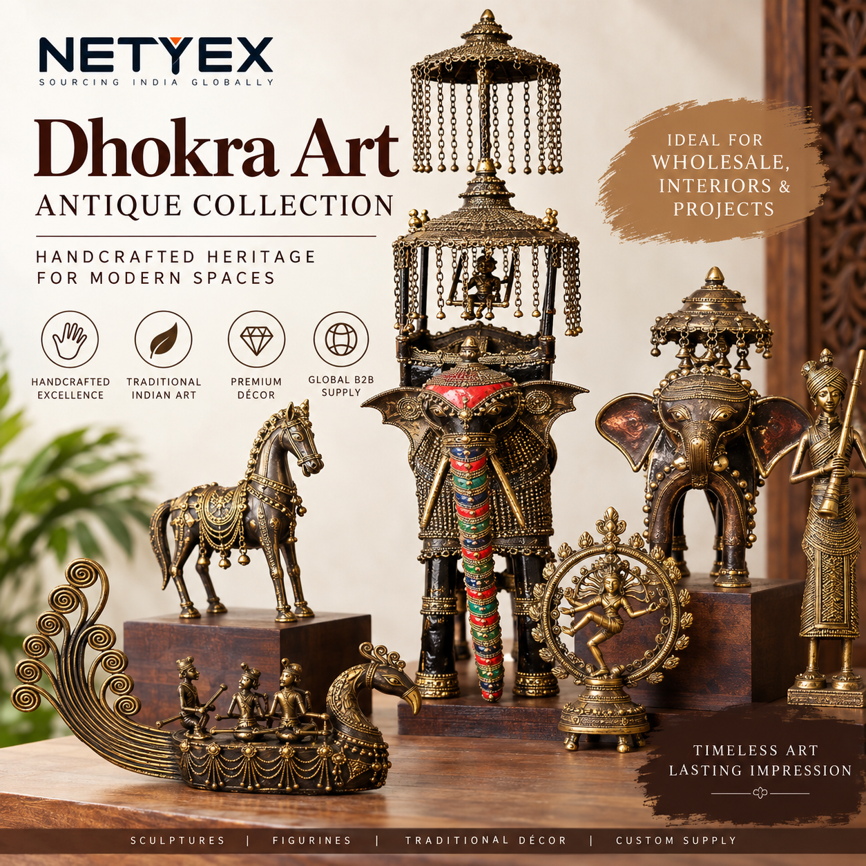 Dhokra Art Antique Collection – Indian Heritage Craft