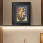 Egyptian Queen Cleopatra Embroidered Wall Art