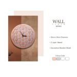 Flower of Life Wall Clock – Decorative Geometric Art Clock