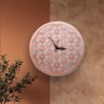 Flower of Life Wall Clock – Decorative Geometric Art Clock