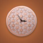 Flower of Life Wall Clock – Decorative Geometric Art Clock