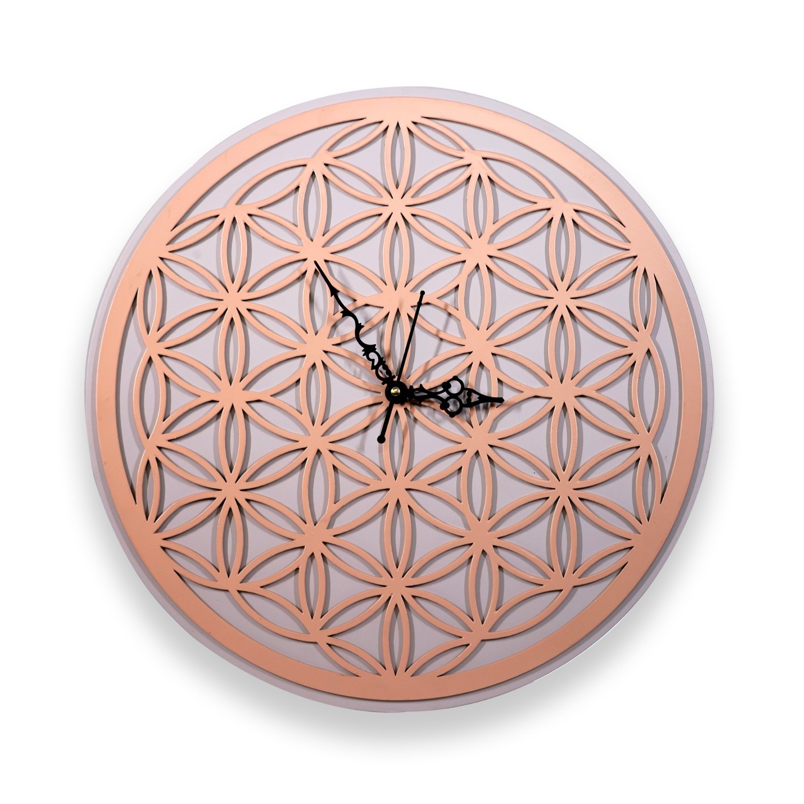Flower of Life Wall Clock – Decorative Geometric Art Clock