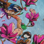 Framed Floral Bird Wall Art
