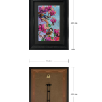 Framed Floral Bird Wall Art