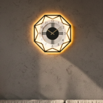 Geometric Octagonal Wall Clock