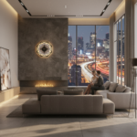 Geometric Octagonal Wall Clock