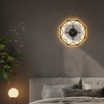 Geometric Octagonal Wall Clock
