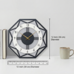 Geometric Octagonal Wall Clock