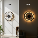 Geometric Octagonal Wall Clock