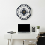 Geometric Octagonal Wall Clock