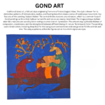 Gond Art Painting – Vibrant Tribal Deer & Nature Artwork