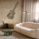 Guitar-Shaped Musical Wall Art