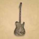 Guitar-Shaped Musical Wall Art