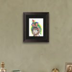 Handcrafted Tribal Portrait Embroidery Wall Art