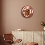 Handcrafted Wooden Tropical Sunset Wall Clock