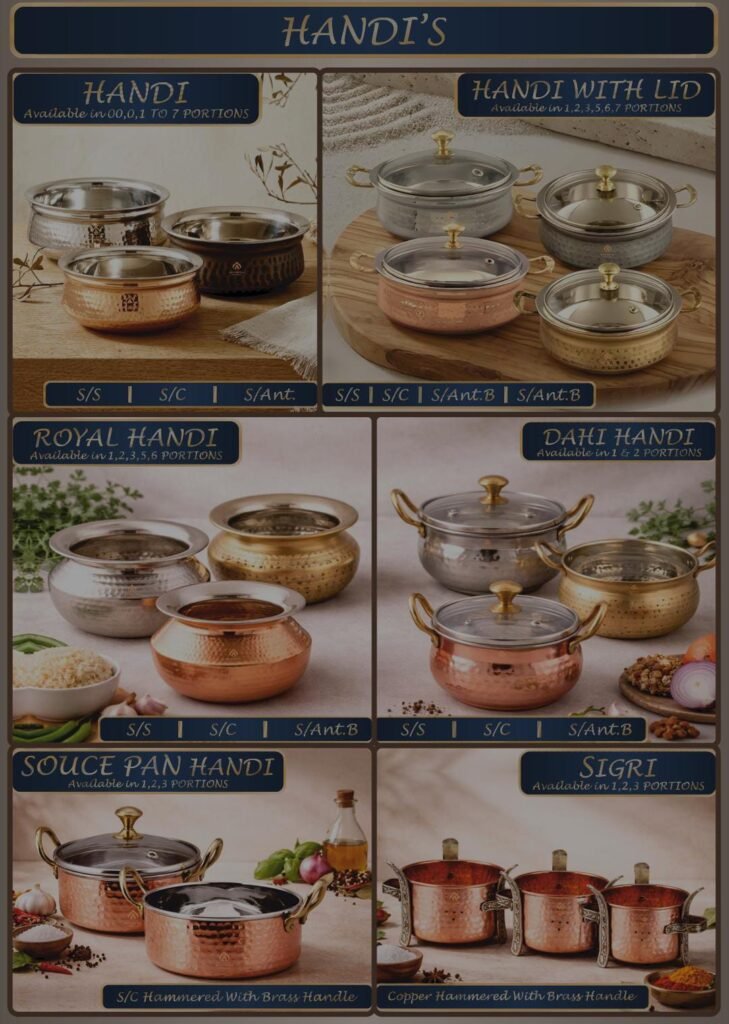 Handi Collection – Traditional Indian Cookware