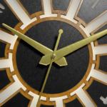 LED Backlit Radial Wall Clock