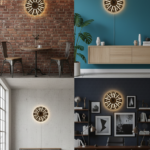 LED Backlit Radial Wall Clock