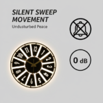 LED Backlit Radial Wall Clock