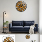 LED Backlit Radial Wall Clock