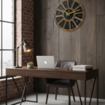 LED Backlit Radial Wall Clock