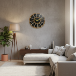 LED Backlit Radial Wall Clock