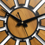 LED Backlit Radial Wall Clock