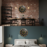LED Backlit Radial Wall Clock