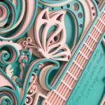Layered Guitar & Musical Art Wall Décor