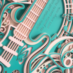 Layered Guitar & Musical Art Wall Décor
