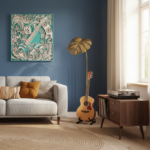 Layered Guitar & Musical Art Wall Décor