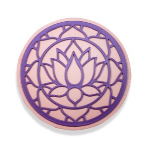 Lotus Mandala Decorative Round Panel