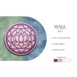 Lotus Mandala Decorative Round Panel