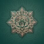 Lotus Mandala Decorative Wall Art