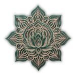 Lotus Mandala Decorative Wall Art