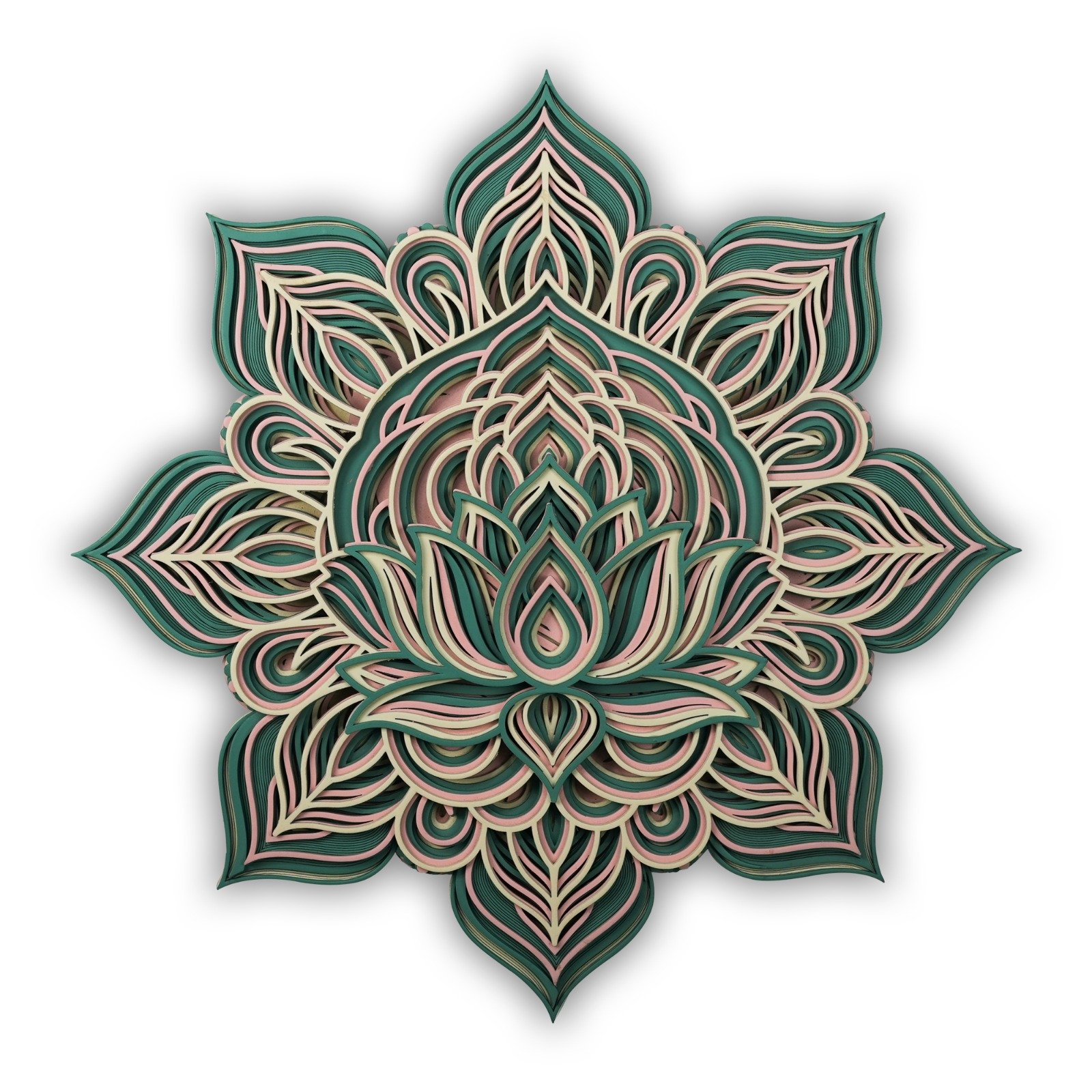 Lotus Mandala Decorative Wall Art