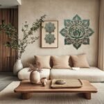 Lotus Mandala Decorative Wall Art