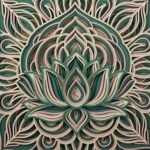 Lotus Mandala Decorative Wall Art