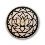 Lotus Wooden Wall Clock