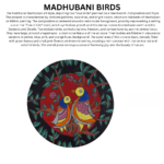 Madhubani Birds – Traditional Indian Folk Art Painting