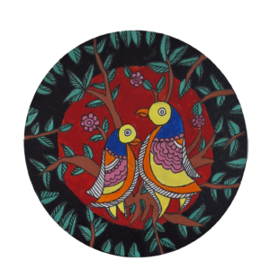 Madhubani Birds – Traditional Indian Folk Art Painting