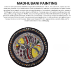 Madhubani Fish Folk Art Hand-Painted Wall Plate