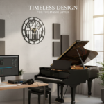 Maestro’s Musical Piano Wall Clock
